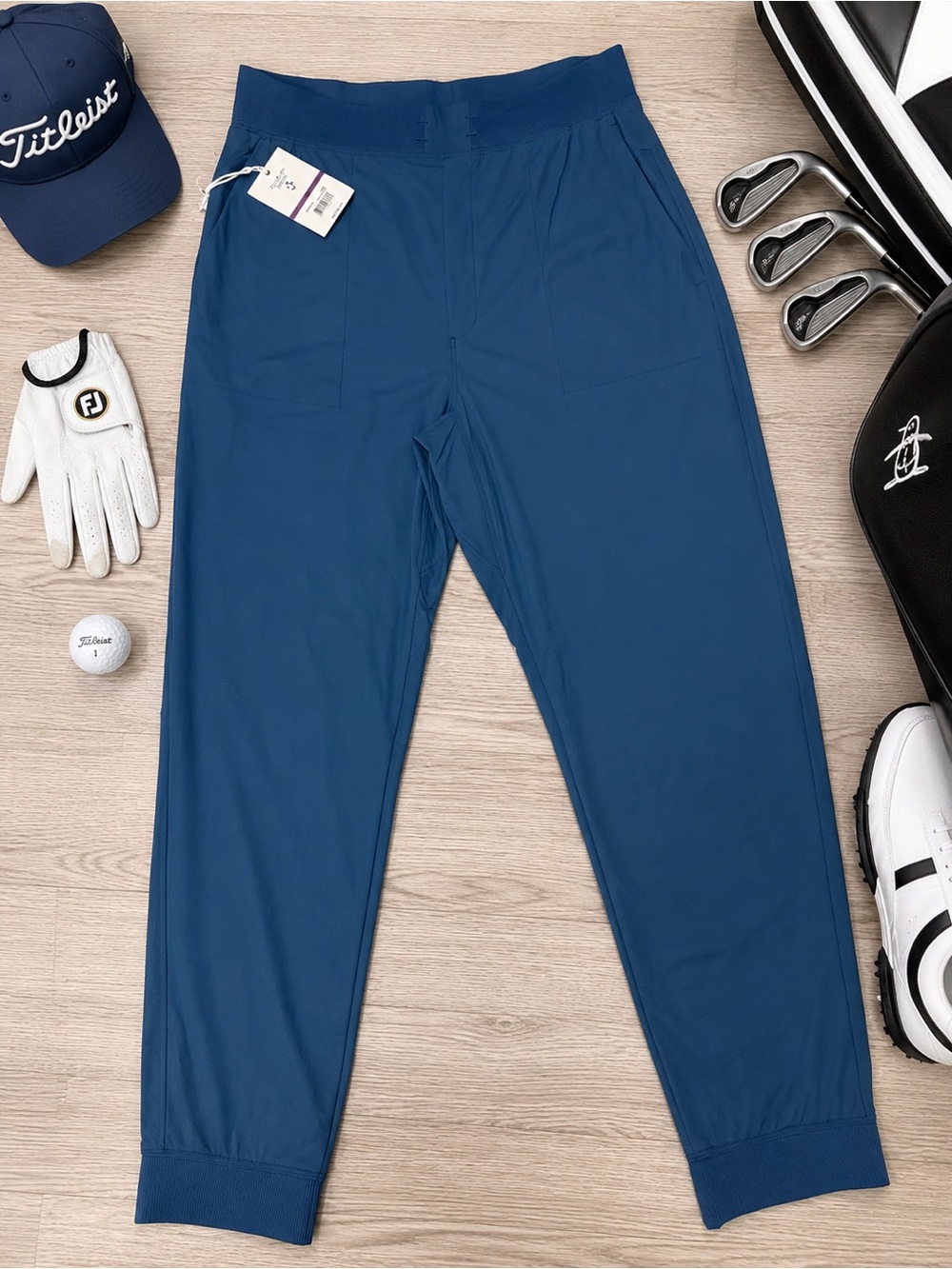 NWT Penguin Sport Insignia Blue Performance Jogger Pants Size XXL
